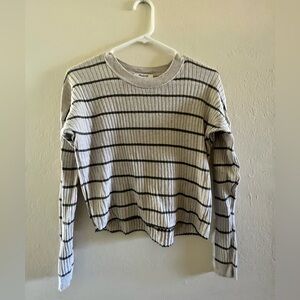 Madewell long-sleeve cropped top